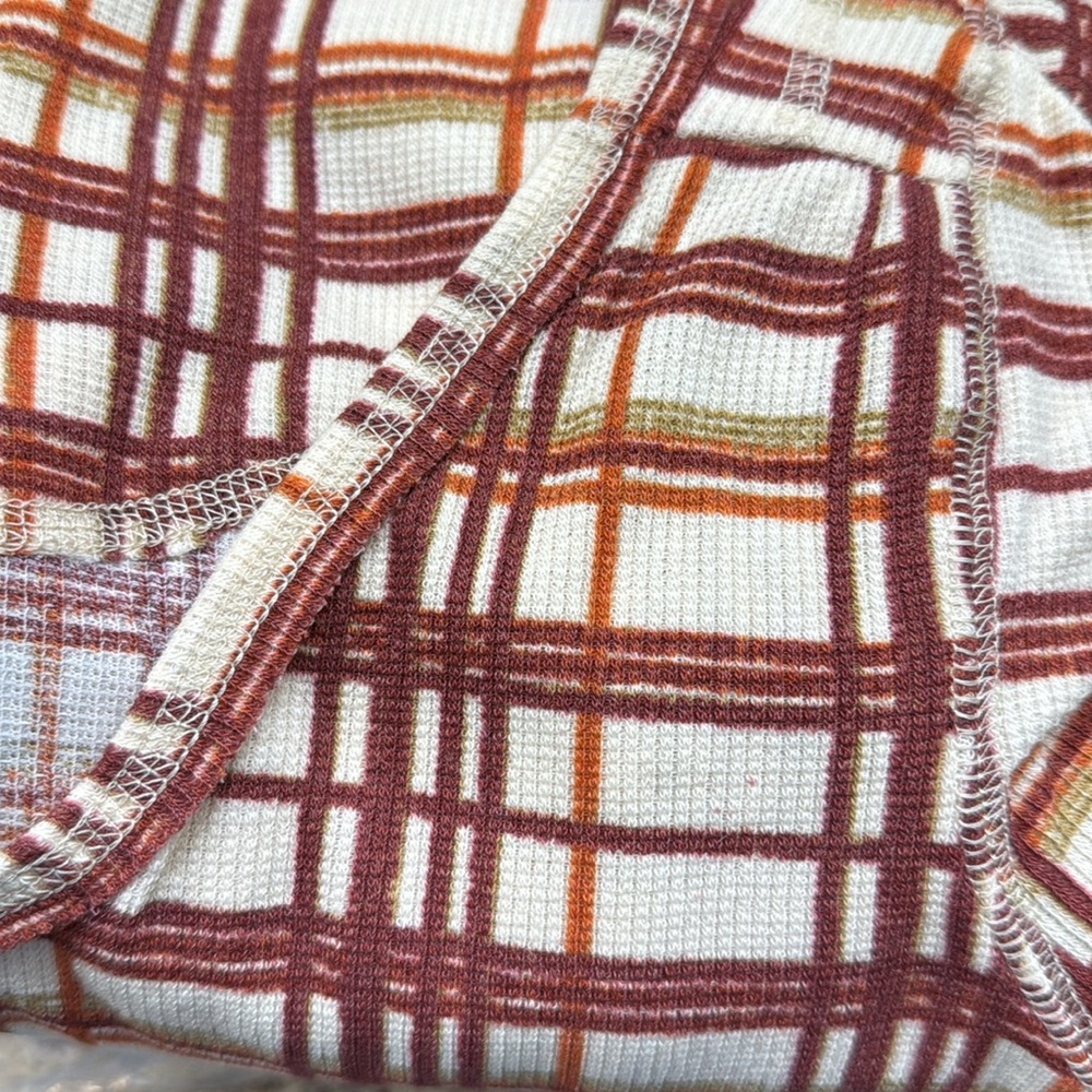 Intimately by free people, ❄️❄️Plaid Red and White Jumpsuit - Picture 16 of 17